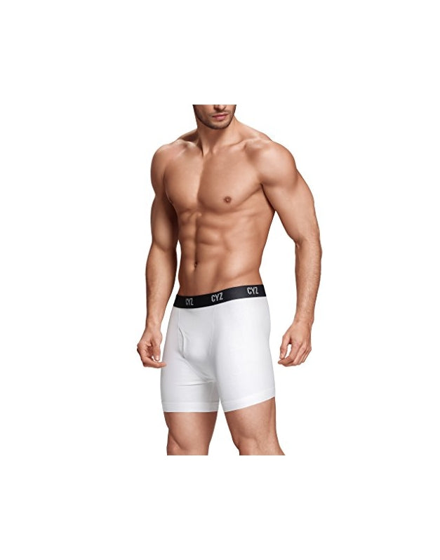 CYZ Men's 3-PK Cotton Stretch Boxer Briefs