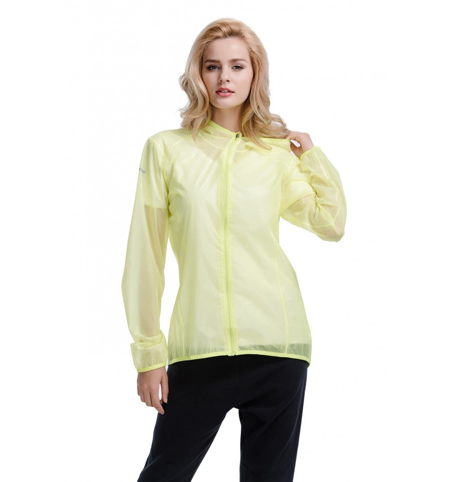 CYZ Women's Ultralight Wind Shell Water Proof Running Jacket - Bike Jacket