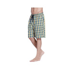 CYZ Men's 100% Cotton Plaid Poplin Woven Lounge/Sleep Shorts