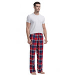 CYZ Men's 100% Cotton Super Soft Yarn Dyed Flannel Plaid Pajama/Louge Pants