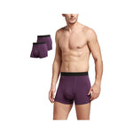 CYZ Men's 2-PK Bamboo Fiber Stretch Cotton Boxer Briefs