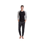 CYZ Men's Thermal Long Sleeve Crew Top
