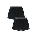 CYZ Mens 2-Pack 100% Cotton Knit Pajama Bottoms - Sleep/Lounge Shorts