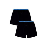 CYZ Mens 2-Pack 100% Cotton Knit Pajama Bottoms - Sleep/Lounge Shorts